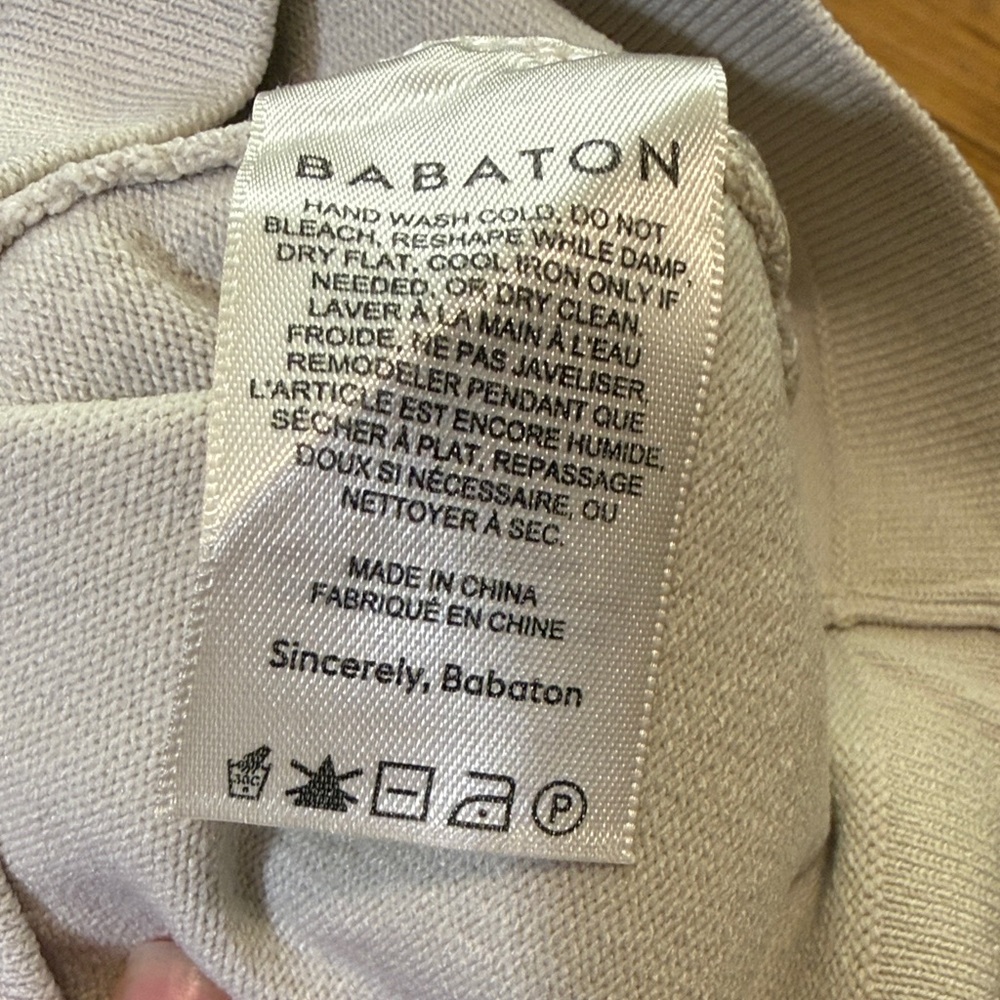 Babaton Crisscross Ribbed Crop Top - Cream - Picture 3 of 4